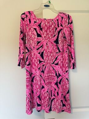 Lilly Pulitzer Coco Safari Pineapple Ophelia Swing Dress